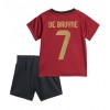 Belgien Kevin De Bruyne #7 Heimtrikot EM 2024 Kurzarm (+ kurze hosen)